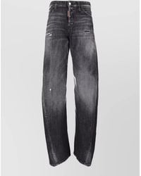 DSquared² - Trousers Five Pockets Belt Loops Distressed - Lyst