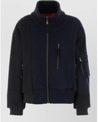 Maison Margiela - Virgin Wool Reversible Quilted Bomber Jacket - Lyst