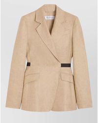 Max Mara - Tailored Single Breasted Notch Lapel Jacket - Lyst