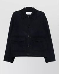 Lardini - Cashmere Wool Single-Breasted Coat - Lyst