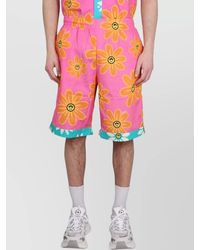 Barrow - Sunflower Print Bermuda Shorts - Lyst