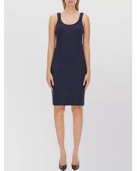 Helmut Lang - Slim-Fit Knee-Length Dress - Lyst