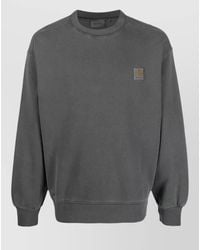 Carhartt - Cotton Logo-Patch Crewneck Sweatshirt - Lyst