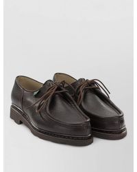 Paraboot - Michael Lace Up Leather Rubber Sole Shoes - Lyst