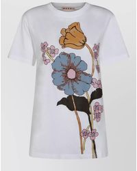Marni - Cotton Short Sleeve T-Shirt - Lyst