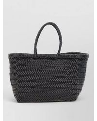 Dragon Diffusion - Rectangular Beach Bag Woven Dual Handles - Lyst