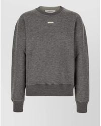 McQueen - Ribbed Wool-Blend Sweater - Lyst