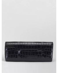 TOTEME - Rectangular Crocodile Leather Clutch Top Handle - Lyst