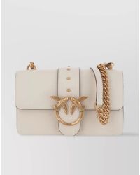 Pinko - Love Bag One Small Leather Crossbody Bag - Lyst