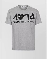 Comme des Garçons - Cotton Logo Print Short-Sleeve T-Shirt - Lyst
