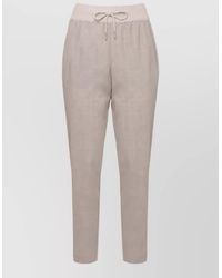 Panicale - Virgin Wool Straight-Leg Pants - Lyst