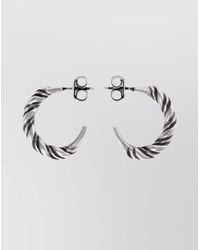Ann Demeulemeester - Sterling Twisted Earrings - Lyst