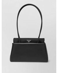 Prada - Rectangular Shoulder Bag Top Handle Design - Lyst