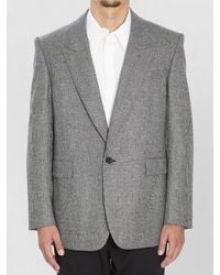 Saint Laurent - Wool Flannel Jacket - Lyst