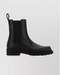 Bottega Veneta - Leather Chelsea Ankle Boots - Lyst