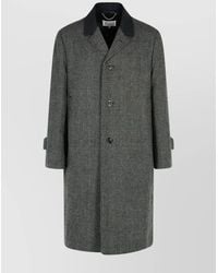 Maison Margiela - Virgin Wool Single-Breasted Coat - Lyst