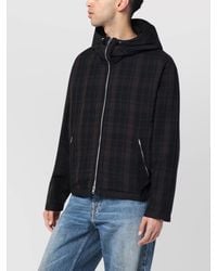 Our Legacy - Check Pattern Jacket With Hood And Pockets - Lyst