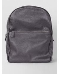 SAIT - Leather Backpack Adjustable Straps Front Zip Pocket - Lyst