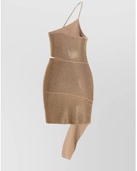 ANDREADAMO - Sequin One-Shoulder Mini Dress - Lyst