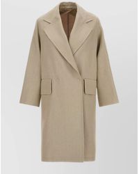 Max Mara - Linen Trench Coat - Lyst