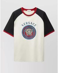 Versace - Regular-Fit Cotton Jersey Printed T-Shirt - Lyst