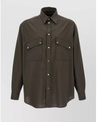 Fendi - Wool Overshirt - Lyst