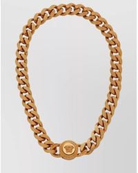 Versace - Chain Medusa Pendant Necklace - Lyst