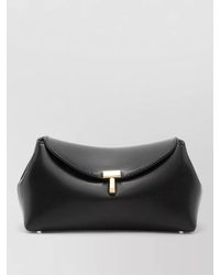 TOTEME - T Lock Mini Leather Shoulder Clutch Bag - Lyst