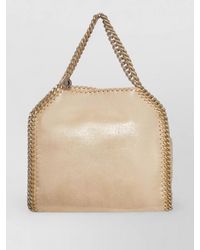 Stella McCartney - Falabella Mini Bag Shaggy Deer Chain - Lyst