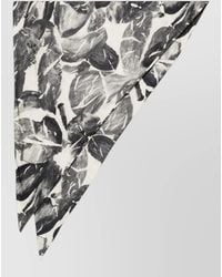 Alysi - Silk Floral-Print Scarf - Lyst