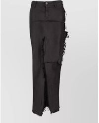 Rick Owens - Denim Wide-Leg Trousers - Lyst