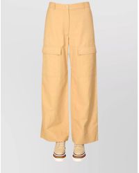 Stella McCartney - Wide-Leg Cargo Trousers - Lyst