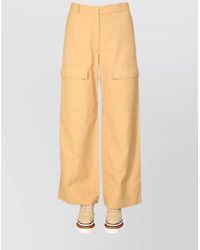 Stella McCartney - Wide-Leg Cargo Trousers - Lyst