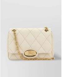 Burberry - Small Strand Shoulder Bag With Chain Strap - Lyst