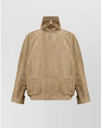Jacquemus - Ciro Leather Jacket Side Pockets - Lyst