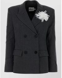 Self-Portrait - Oversized Blazer - Lyst