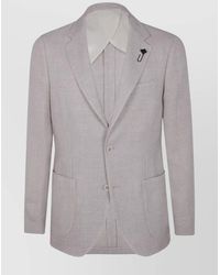 Lardini - Linen Wool Suit - Lyst