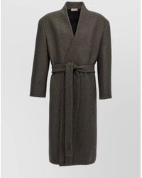 Fear Of God - Belted Waist Coat With Button Accents - Lyst