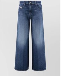 DIESEL - Denim High-Rise Flared Jeans - Lyst