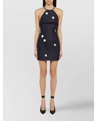 David Koma - Denim Mini Dress - Lyst