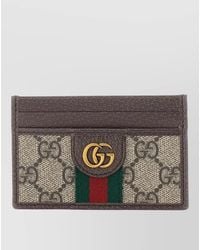 Gucci - Icon Stripe Compact Wallet And Cardholder - Lyst