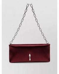 Christian Louboutin - Na Crystal-Embellished Satin Clutch Bag - Lyst