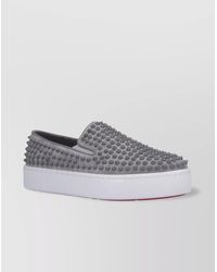 Christian Louboutin - Low Top Studded Sneakers - Lyst