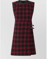Pinko - Knee Length Dress Buckle Detail - Lyst