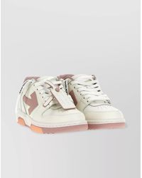 Off-White c/o Virgil Abloh - Leather Out Of Office Low-Top Sneakers - Lyst