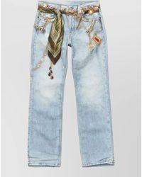 Acne Studios - Denim High-Rise Straight-Leg Jeans - Lyst