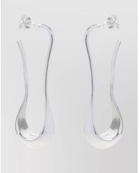 Lemaire - Contemporary Curved Drop Earrings - Lyst