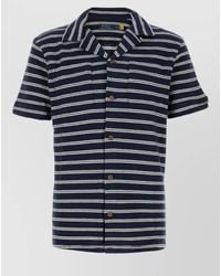 Polo Ralph Lauren - Cotton Blend Shirt Short Sleeves Stripes - Lyst