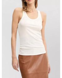 Elisabetta Franchi - Logo-Embroidered Tank Top - Lyst