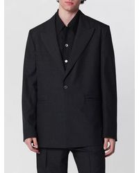 NAMACHEKO - Wool Checked Single-Breasted Coat - Lyst